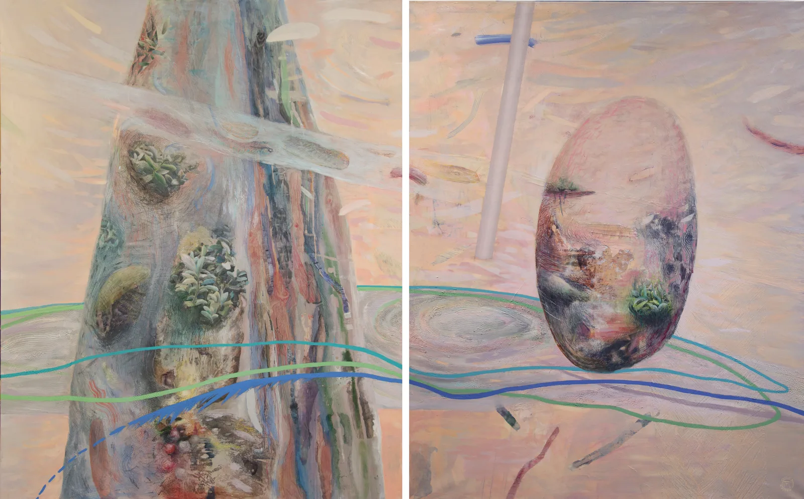 Lesson (diptych)