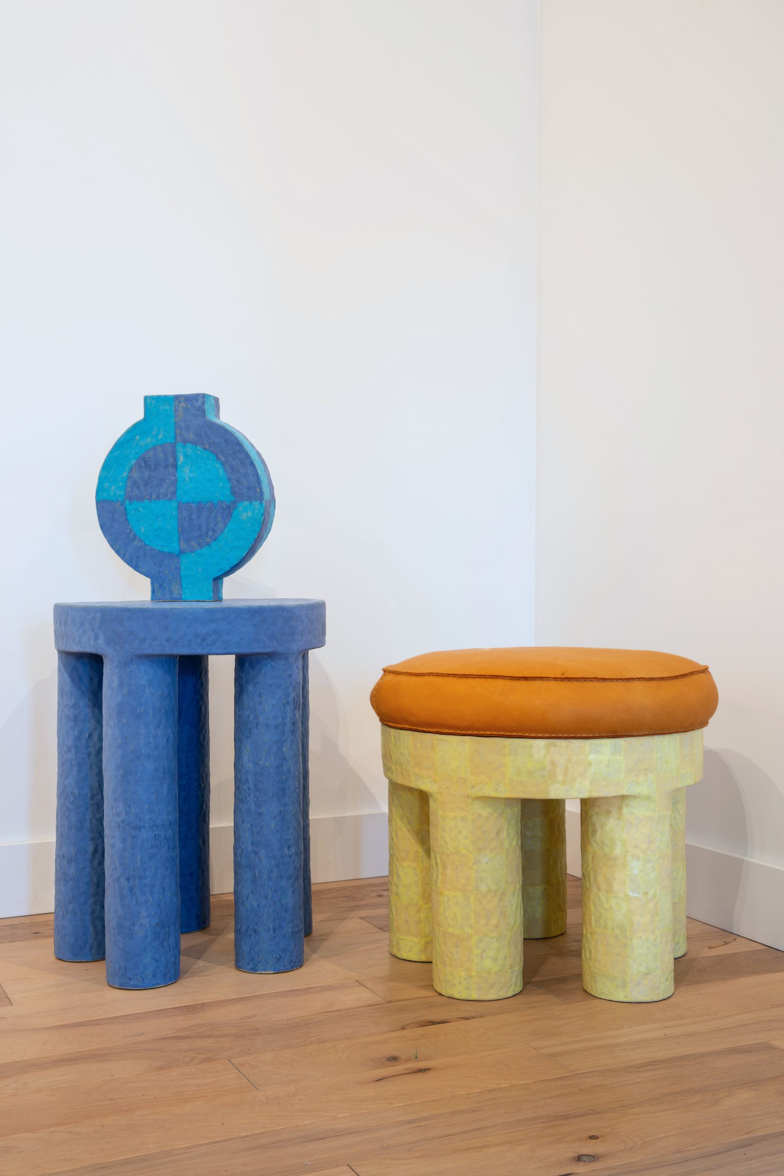Installation view of Holding the Sun and Living with Room at Echo Arts, Bozeman