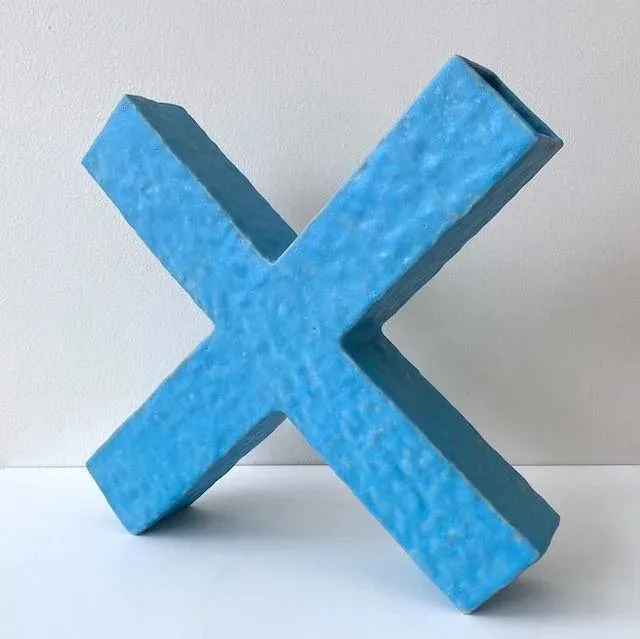 X in Blue