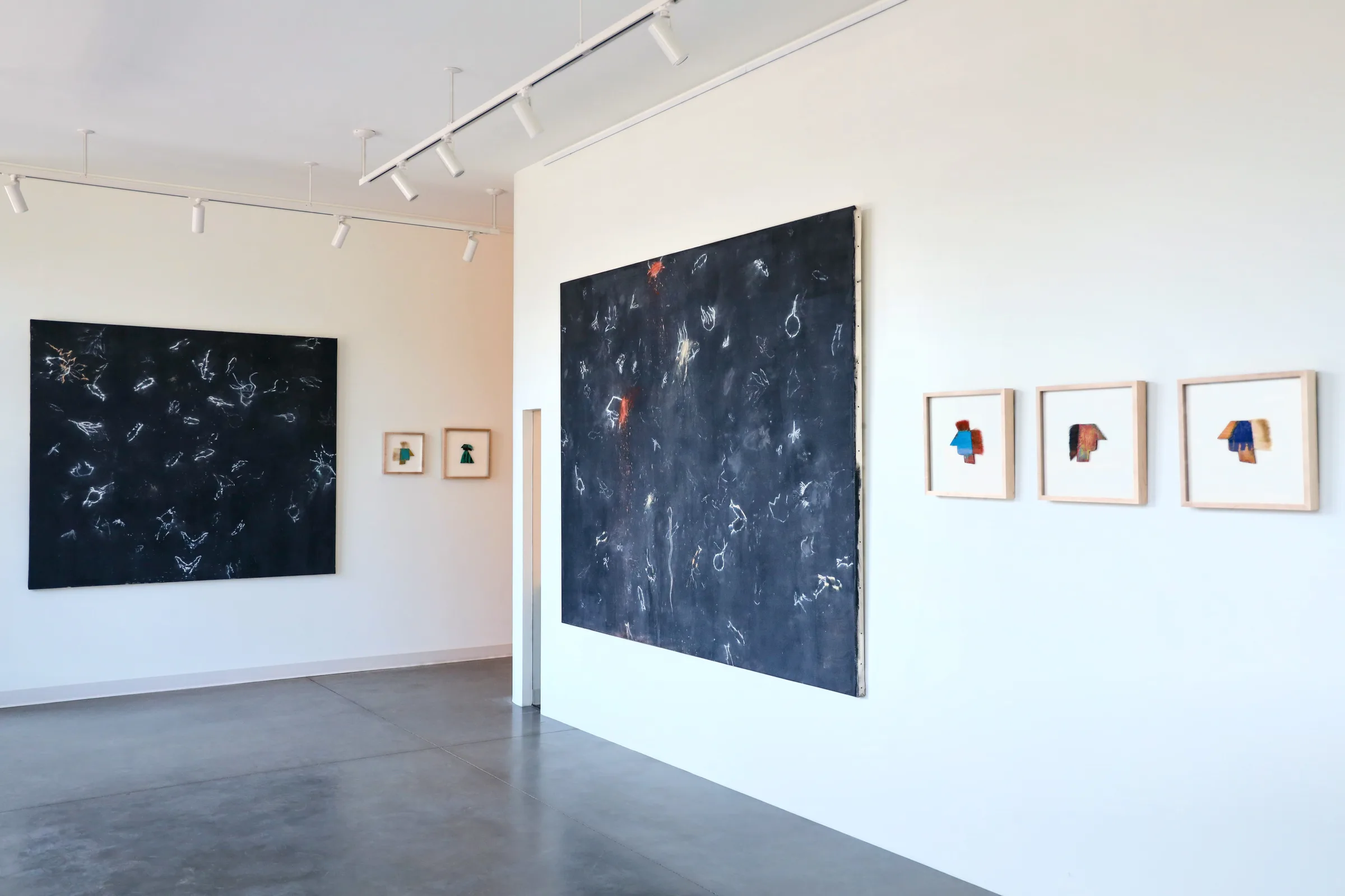 Installation view of Watching from the Inside at Echo Arts, Bozeman