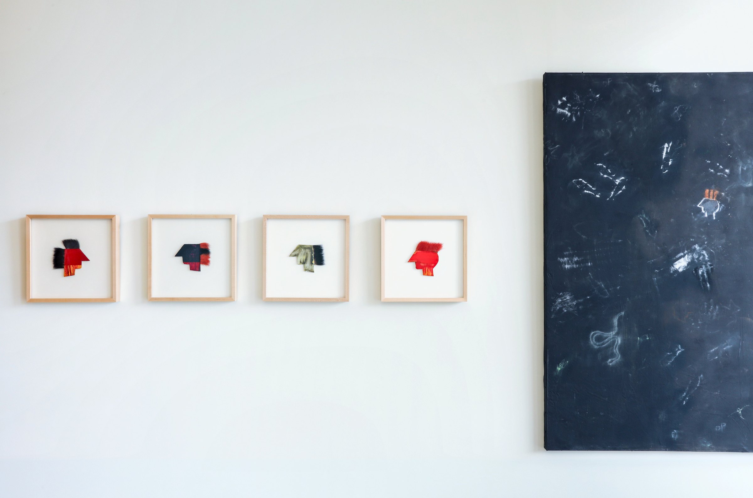 Installation view of Watching from the Inside at Echo Arts, Bozeman
