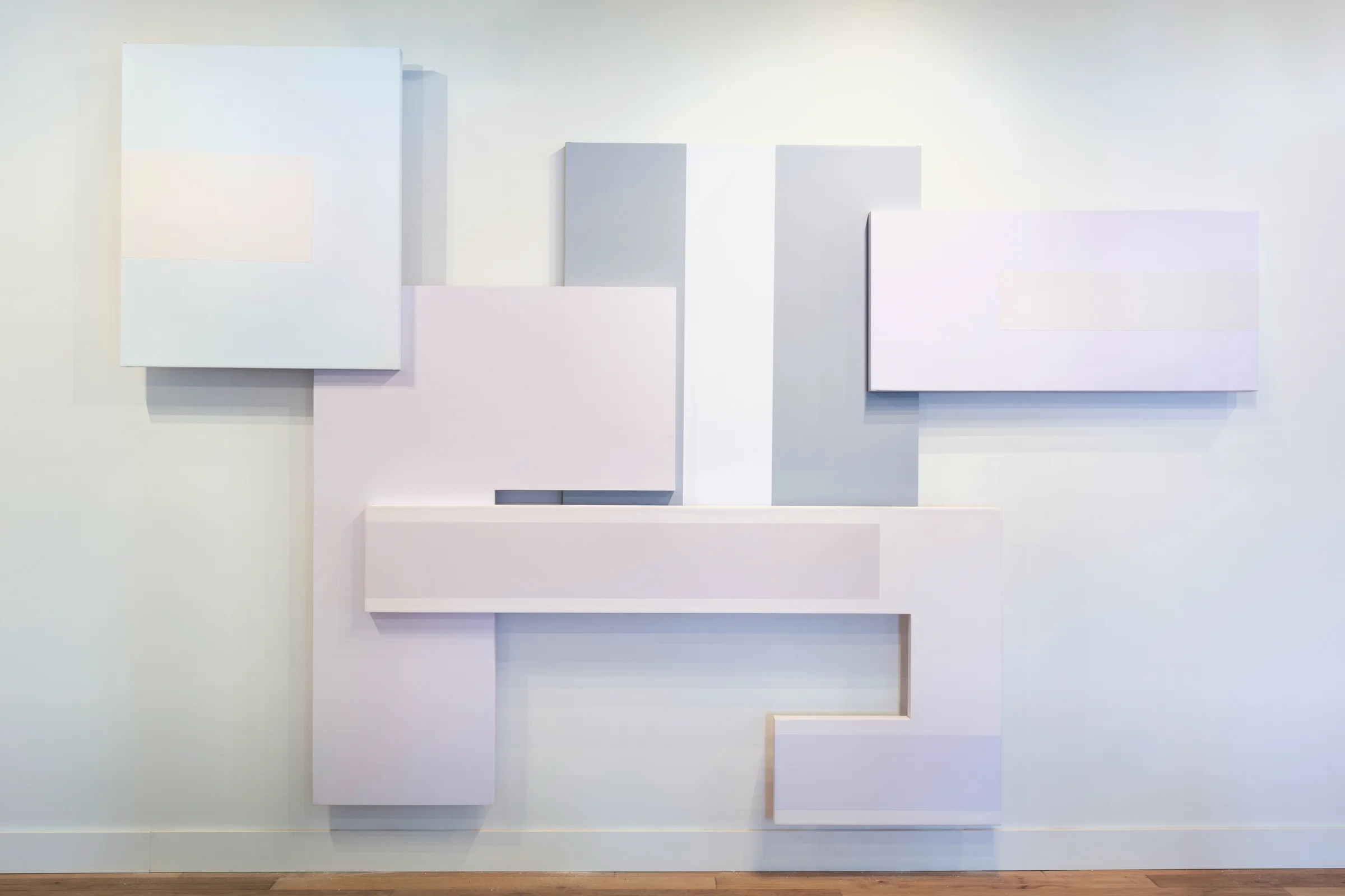 Installation view of The Choreography of Color at Echo Arts, Bozeman